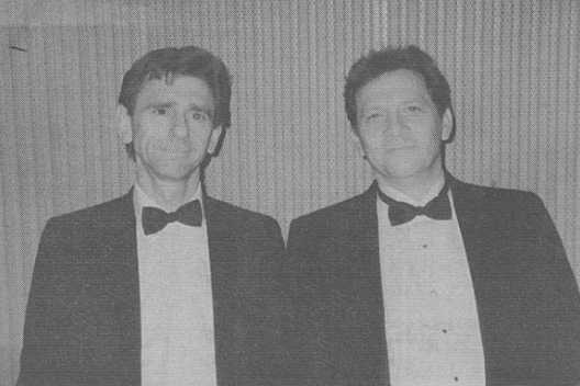 with Spooner at The Alabama Hall Of Fame Award Banquet, Jan. 1991 / Unknown